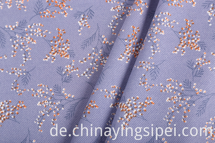 Fabrikpreis gewebter Textil Twill Viskose Floral Rayon Stoff für Kleidung